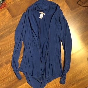 Blue cardigan
